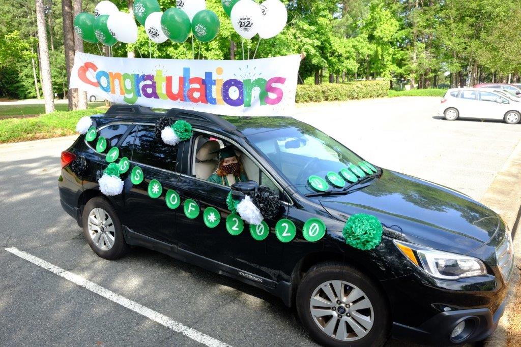 Graduation caravan decorations